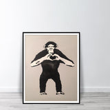 Orangutan Than Heart - Banksy