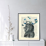 Lion With Antler