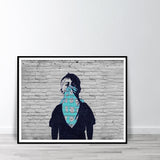 Boy With Face Scarf - Bankys