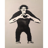 Orangutan Than Heart - Banksy