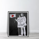 Yoko and John All You Need is Love - Bankys