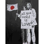 Yoko and John All You Need is Love - Bankys
